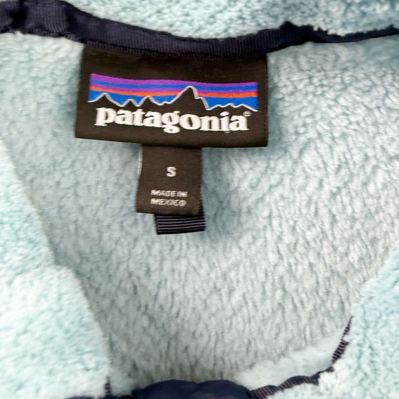 Patagonia Re-Tool Snap-T Pullover Size‎ SMALL Womens Light Blue 25442 FA17 - Picture 4 of 7